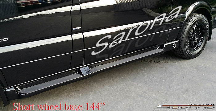 Custom Mercedes Sprinter  Van Running Boards (2007 - 2017) - $980.00 (Part #MB-005-SB)